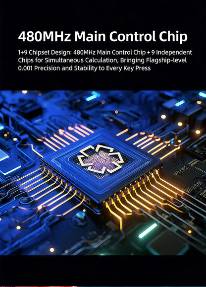 IROK Carotmas Mercury68 Mercury 68 Mercury68 Pro Mercury68 Max RT 0.001mm 8K Teclado mecânico magnético gaming com fios