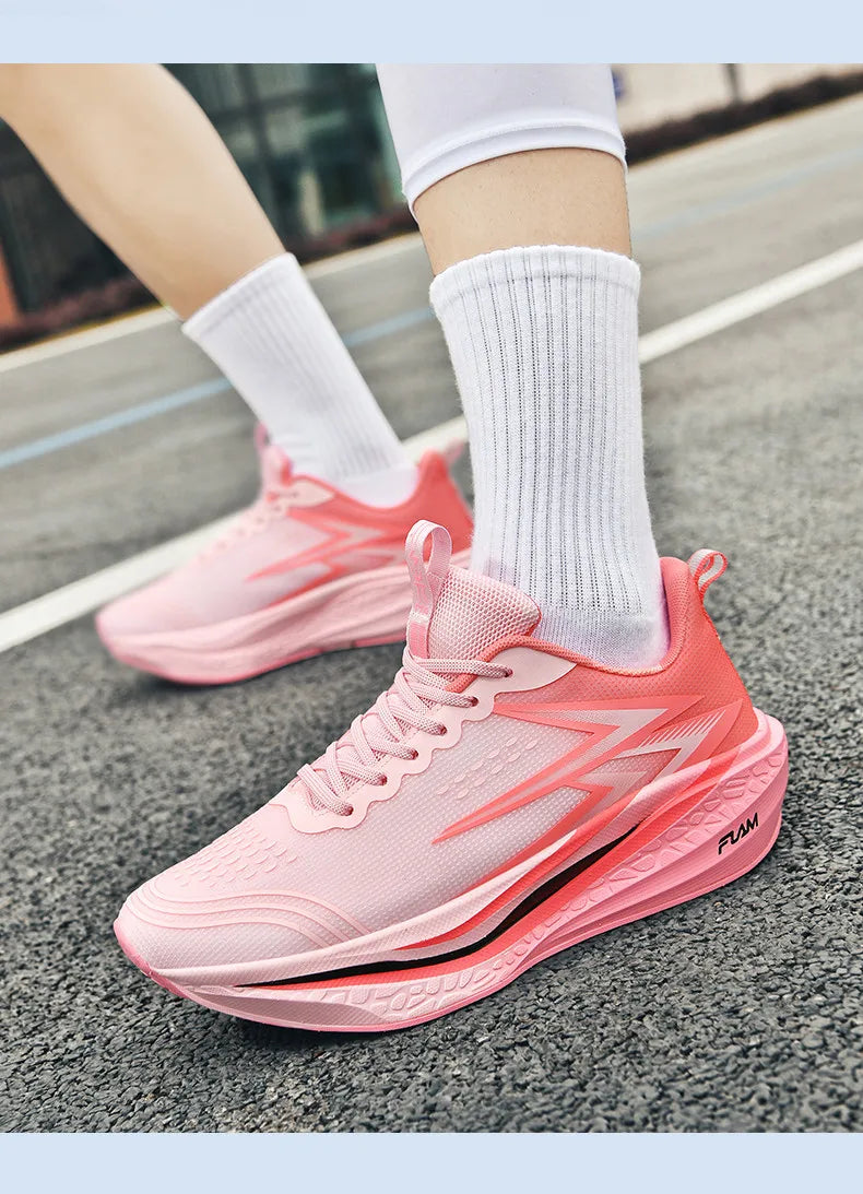Spezialisierte Marathon-Laufschuhe für Herren und Damen, atmungsaktiv, leicht, mit Carbonplatte, komfortable, rutschfeste Sportsneaker