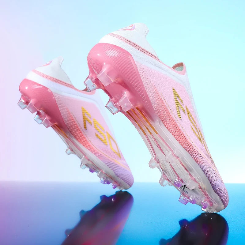New Men's Soccer Shoes Match Football Boots Non-Slip Boys High-Quality Outdoor Sneakers Grass Cleats Hot-Selling High-Top Light