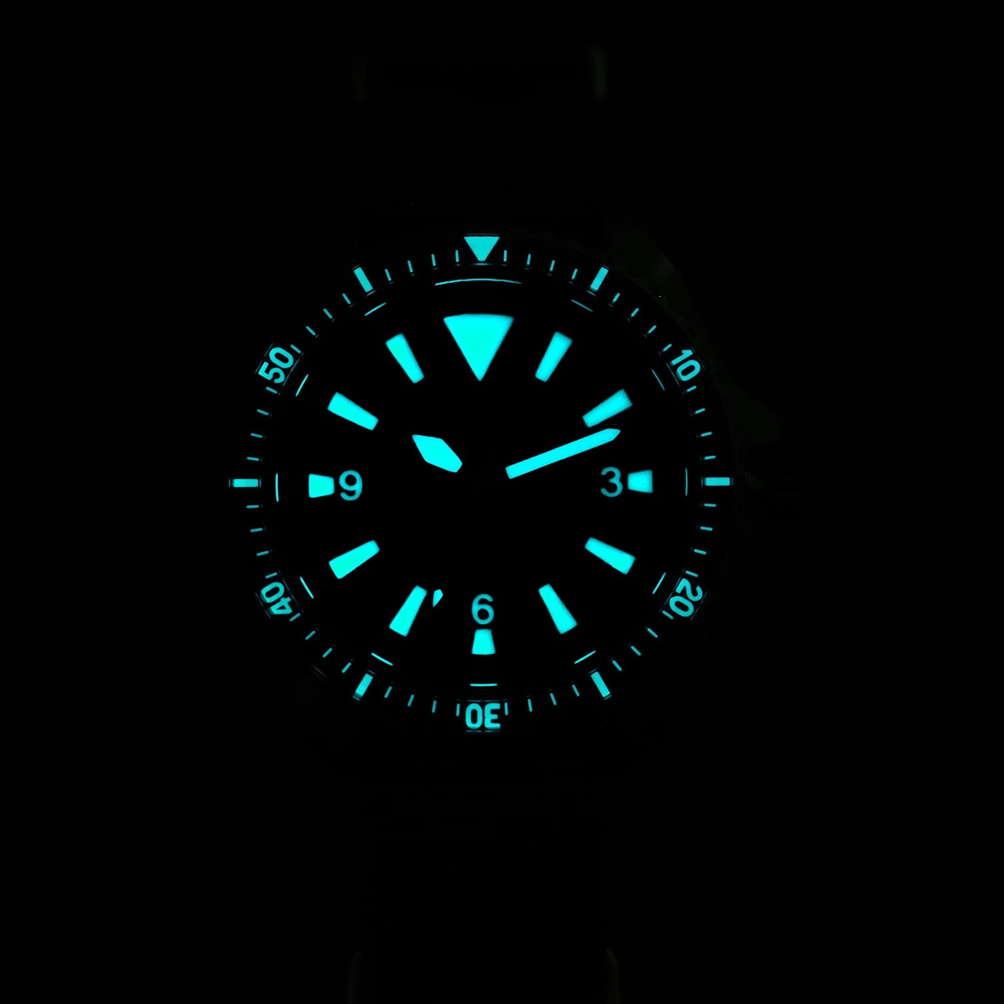 Reloj de lujo Watchdives WD1980 V3 con movimiento de cuarzo VH31 de segundero fluido, cristal de zafiro con revestimiento AR, resistencia al agua 10Bar, reloj para hombre