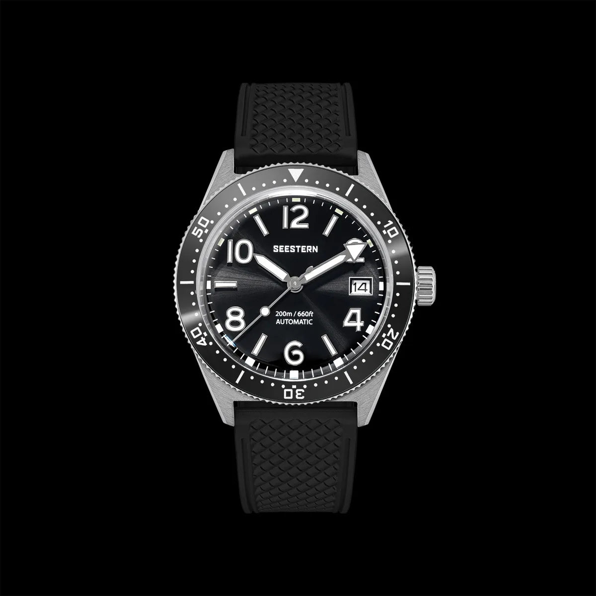 Sugess Diving Watch for Men Automatic Mechanical Wristwatches 20ATM Waterproof Sapphire NH35A Movement BGW9 Luminous New S434-2