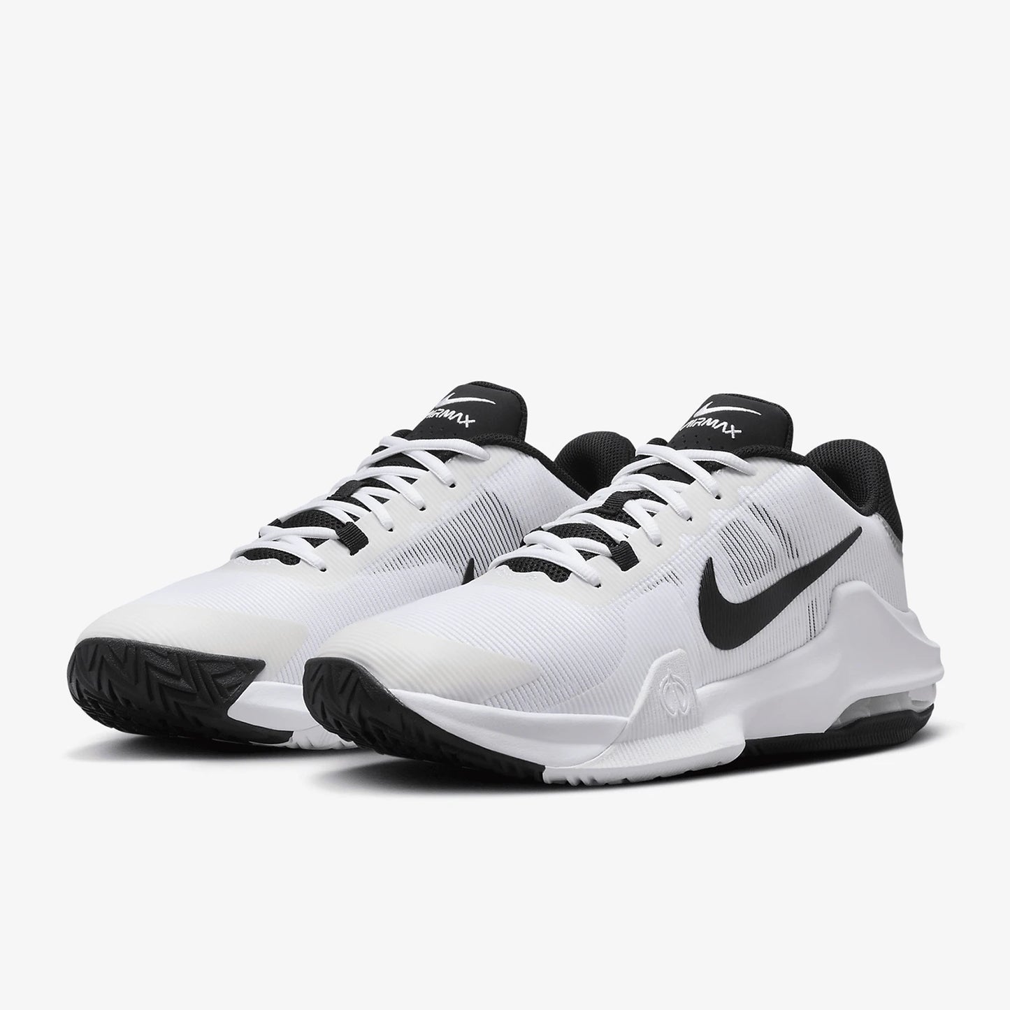Scarpe da basket da uomo Nike genuine Impact 4 DM1124-103, pratiche, con ammortizzazione a cuscino d’aria