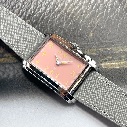 New MERKUR NH05 Rectangle Retro Casual Watch for Men Business Series Automatic Chorded Watch Sapphire White Watch