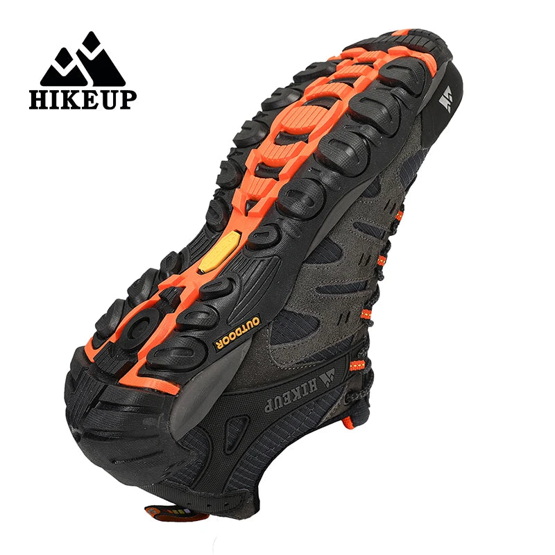 Męskie buty trekkingowe HIKEUP z zamszowej skóry – odporne na zużycie buty outdoorowe do trekkingu, chodzenia, polowania i zastosowań taktycznych