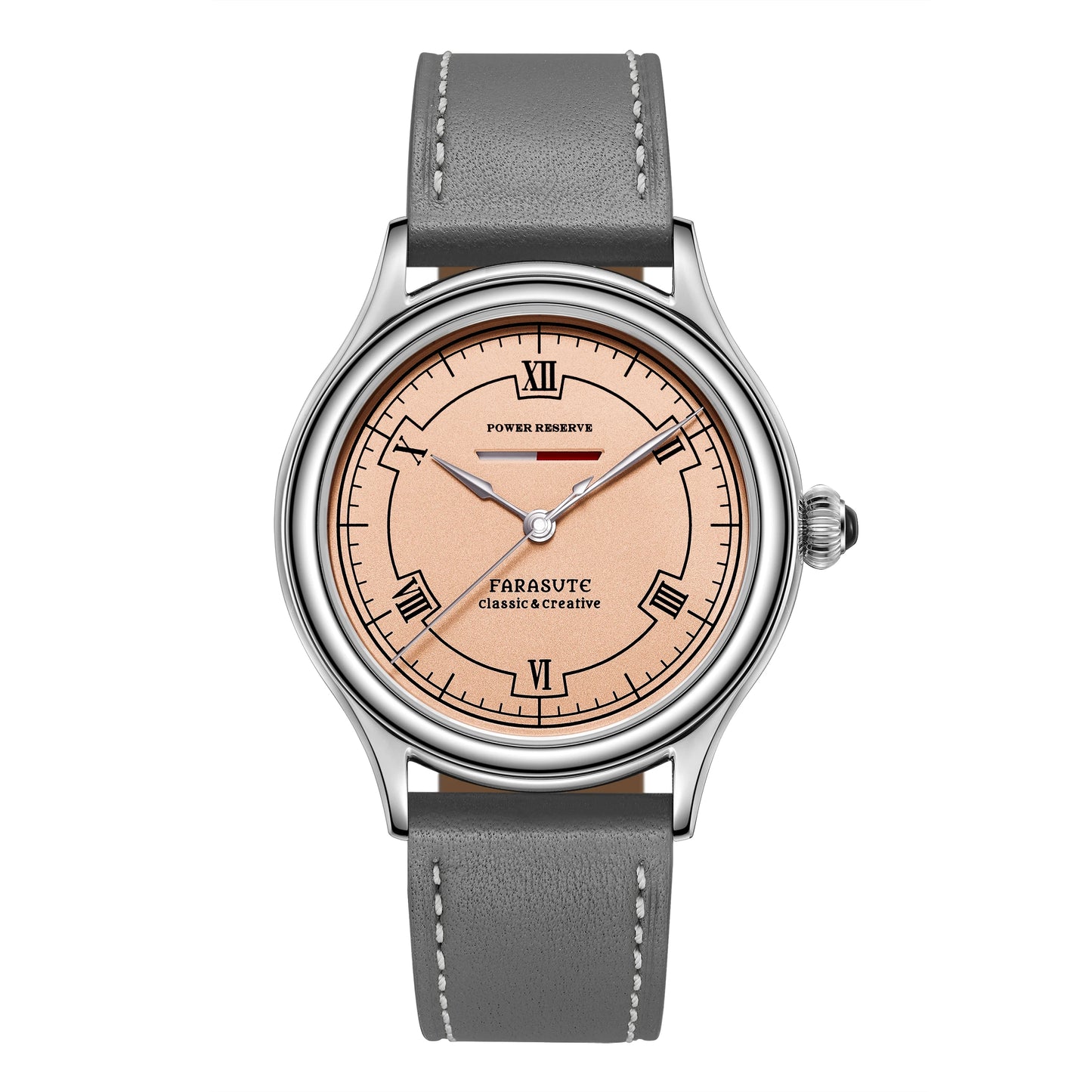 FARASUTE Luxury Men Manual Mechanical Watch Seagull Movement Power Reserve 80 Hours Sapphire Glass Stainless Steel Watch Reloj