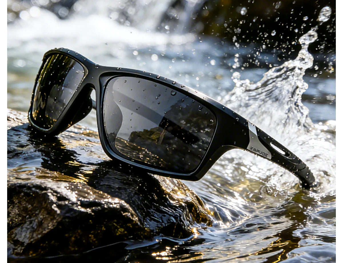 KAPVOE Outdoor Polarized Fishing Sunglasses Beach Ocean Sea Fishing Cycling UV400 MTB Sunglasses Bicycle Sports Hiking Eyewear