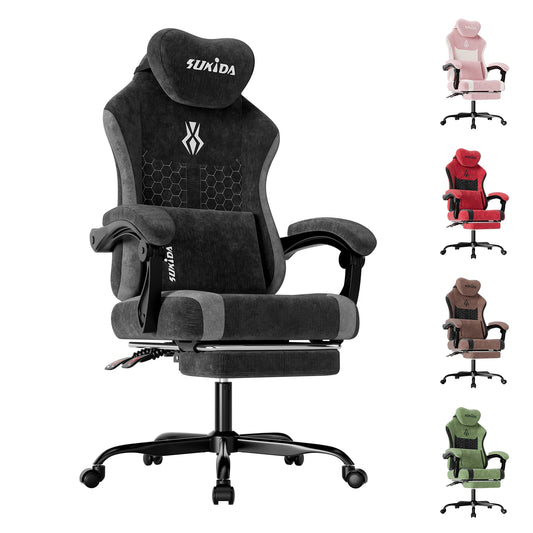 SUKIDA Gaming Chair Breathable Office Chair Office Chair Ergonomic High Quality Fabric Ergonomic PC Chair