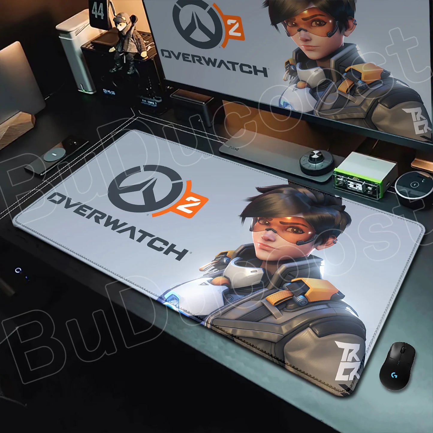 Overwatch Gaming Anime Girl Large XXL Mouse Pad HD Printing Computer Keyboard Mats Laptop Office Rubber Soft Desk Rug 900x400 mm