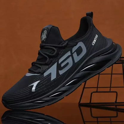 New Summer Men’s Breathable Mesh Running Shoes, Lightweight Sports Sneakers, Trendy Brand