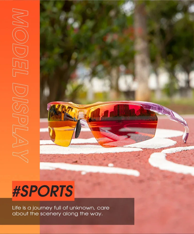 SCVCN-Polarized Cycling Glasses Running Sunglasses UV Protection Bicycle Sports MTB Road Bike Eyewear for Women Cycle Goggles