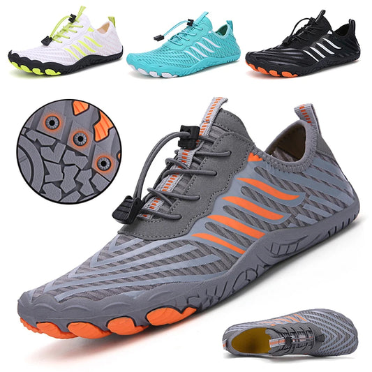 Men and Women Water Shoes, Aqua Shoes, Drainage Beach Sports Swim Sandals, Quick Dry Boating Barefoot Diving Fishing Surfing Sneakers