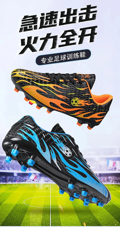 New Men Soccer Shoes Professional Football Boots Sneakers Comfortable Outdoor Match Boys Non-Slip Sports Shoes Unisex.