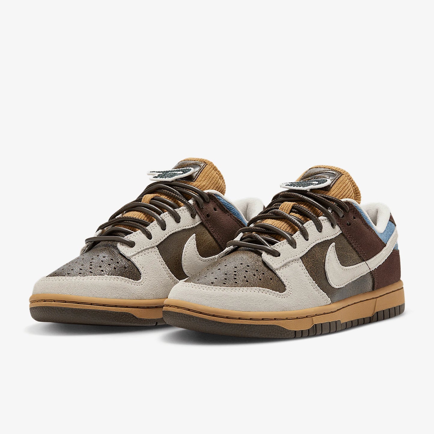 Nike Dunk Low auténticas para mujer, zapatillas de skate ligeras, retro, casuales y resistentes al desgaste HQ3459-212