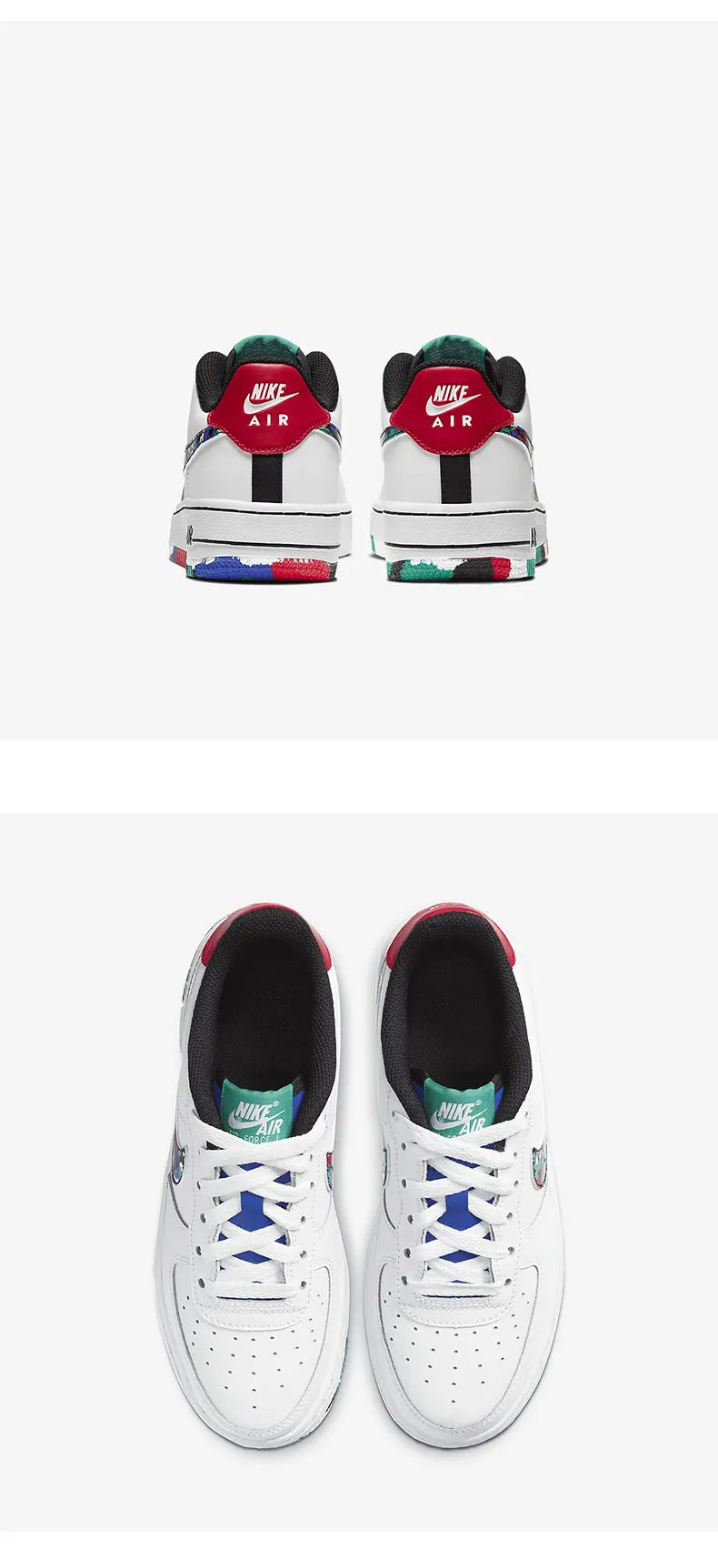 Nike eredeti AF1 Air Force One szezonális új női alacsony szárú szabadidőcipő CU4632-100