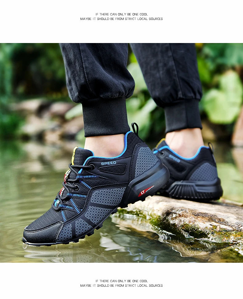 2025 Wanderschuhe für Herren, rutschfest, strapazierfähig und bequem – Outdoor-Wander- und Sportschuhe, Outdoor-Laufschuhe, Walking-Schuhe