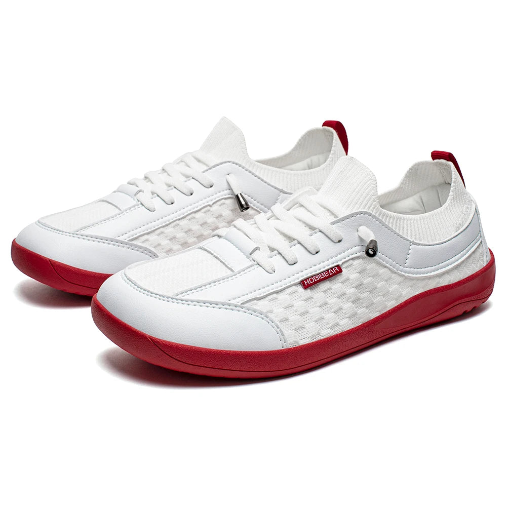 HOBIBEAR Men Barefoot Shoes Women Slip-On Wide Toe Walking Sneakers | Zero Drop Sole | Lightweight Breathable Minimalist Shoes