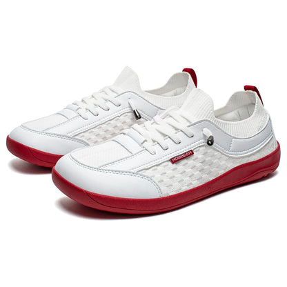 HOBIBEAR Men Barefoot Shoes Women Slip-On Wide Toe Walking Sneakers | Zero Drop Sole | Lightweight Breathable Minimalist Shoes