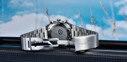 PAGANI DESIGN Men's Chronograph Watch Japan Miyota OS00 Movement Speed Tester Sapphire Waterproof Quartz Watch Reloj Hombre