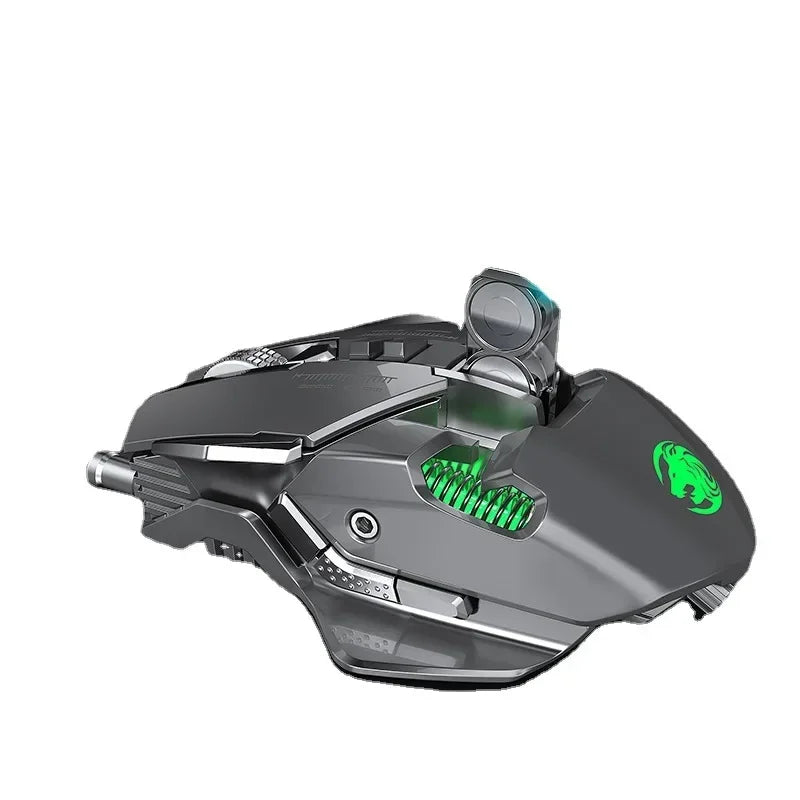 RGB 6400 DPI magnetinė laidinė mechaninė pelė su „pasidaryk pats“ atsvaru, skirta e. sporto žaidimams PC