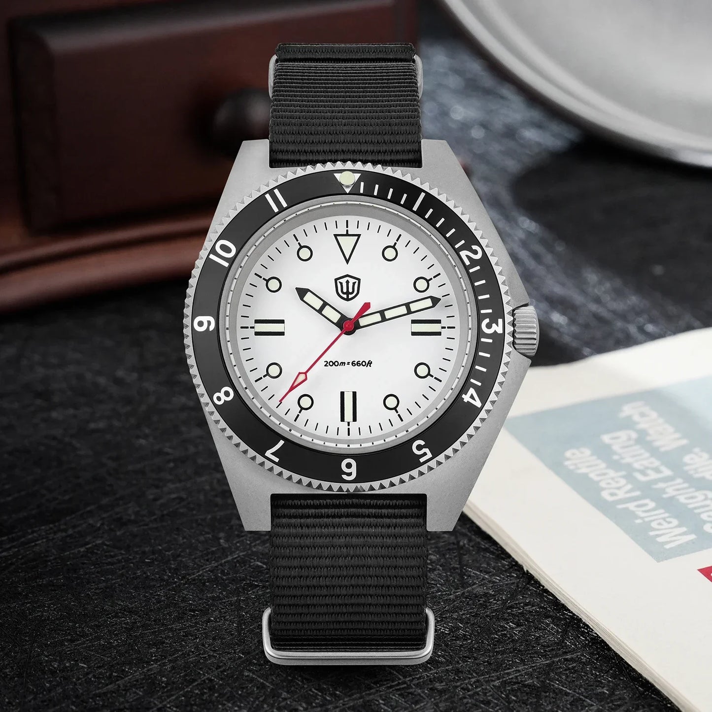Watchdives WD1972 Quartz Watch VH31 Sweep Seconds Movement Sapphire Crystal BGW9 Luminous 20Bar Waterproof Vintage Men's Watches