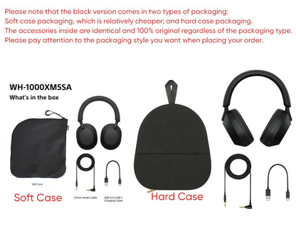 Auriculares Sony WH-1000XM5 inalámbricos con cancelación de ruido – Casco HiFi prémium supraaural Bluetooth 5.2 con transductor de 30mm, micrófono y batería de larga duración