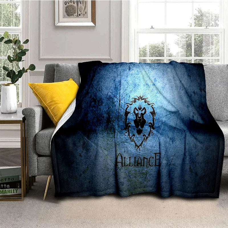 WOW, World of Warcraft  Demon Hunter, Lich King Game 3D Soft Blankets,Throw Blanket for Picnic Beds Sofa Home Bedroom Kids Gifts