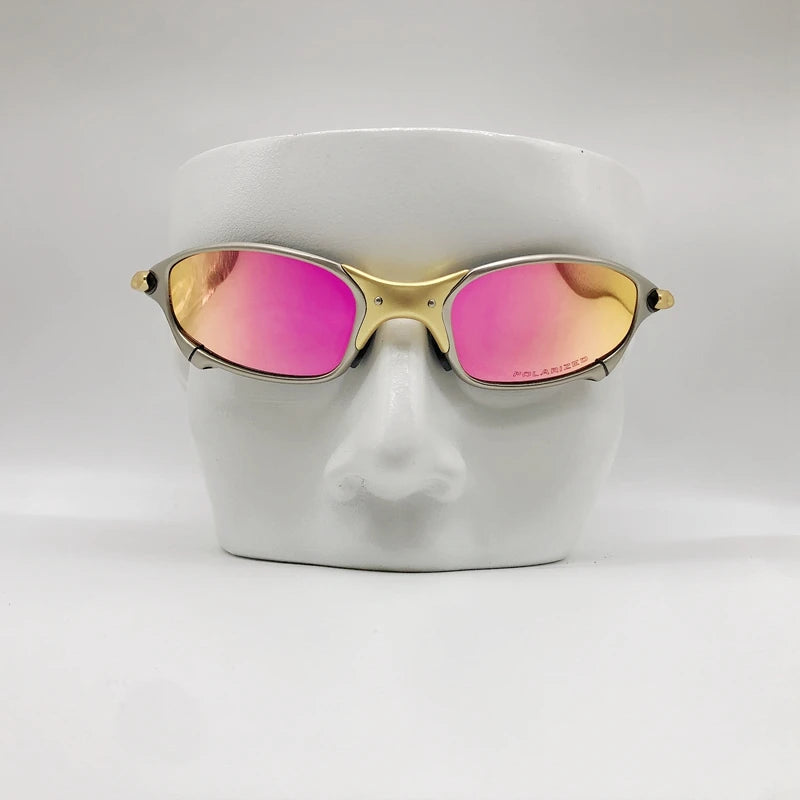 MTB Man Polarized Sunglasses Cycling Glasses UV400 Fishing Sunglasses Metal Bicycle Goggles Cycling Eyewear Riding Glasses B2-7
