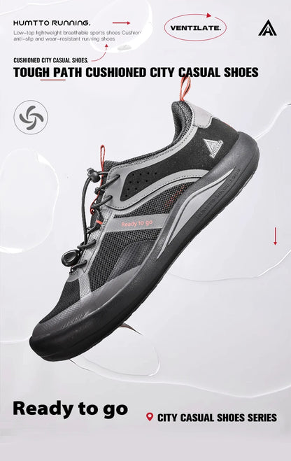 HUMTTO Breathable Walking Shoes for Men Luxury Casual Men's Sneakers Designer Sports Jogging Running Trainers Summer Man Sneaker