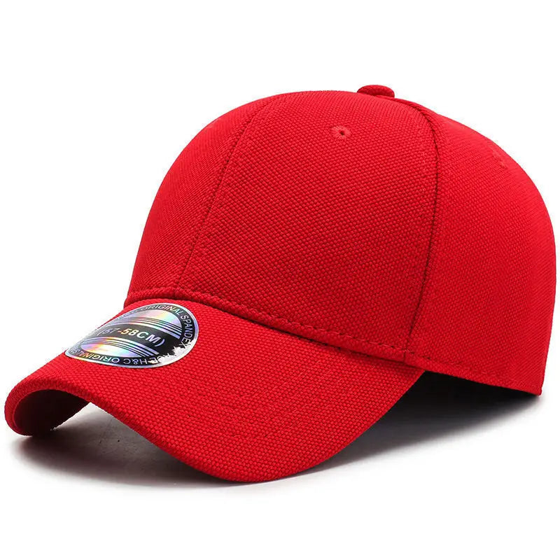 New High Quality Baseball Cap Man Fitted Closed Full Cap Mesh Cap Outdoor Breathable Sports Cotton Sun Male TruckerHat