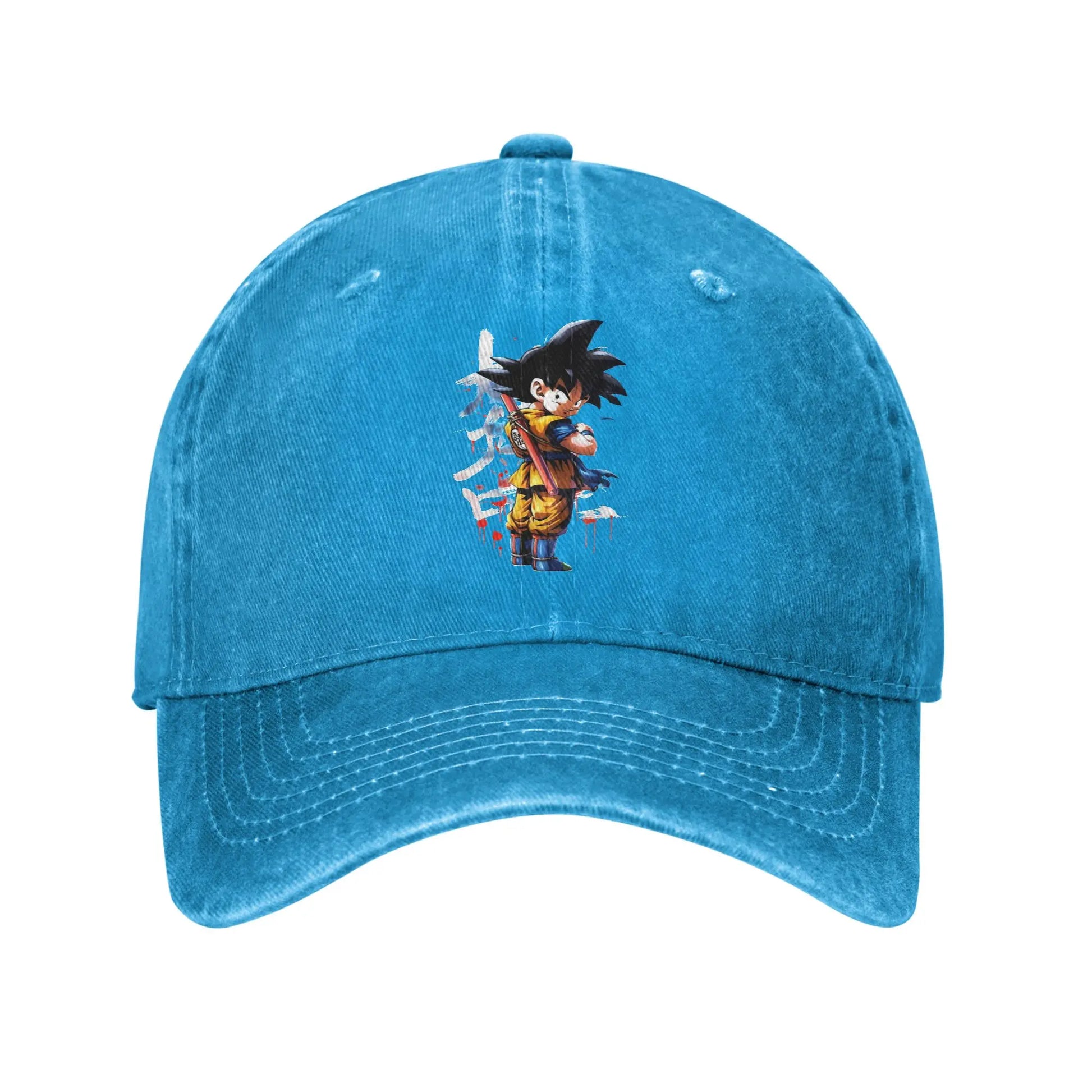 Dragon Ball Kakarot Goku Baseball Caps Vintage Distressed Denim Sun Cap Men Women Outdoor Workouts Unstructured Soft Caps Hat, produit gaming premium Fraquane, produits de luxe