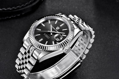 Orologi PAGANI DESIGN 2026 nuovi, meccanici di lusso oro e argento da uomo, in acciaio inossidabile, vetro zaffiro, automatici
