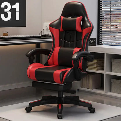 Sedia gaming ergonomica per home office, lunghe sessioni e streamer, regolabile, reclinabile, leggera e resistente