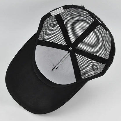 New Fashion Spring Summer Printed Mesh Breathable Baseball Cap Gorras Personality LOGO for Men WomenCouples Visor Hat Casquette