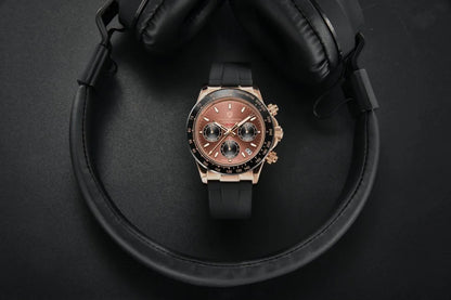 Novo Original PAGANI DESIGN PD-1664 Relógio de Pulso de Luxo para Homem, Movimento de Quartzo Japonês VK63, Safira, Cronógrafo Resistente à Água, Dourado