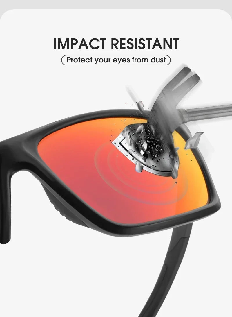 Kapvoe Polarized Fishing Sunglasses Cycling Man Women UV400 Cycling Glasses Sports Goggles Bike Eyewear MTB Bicycle Glasses