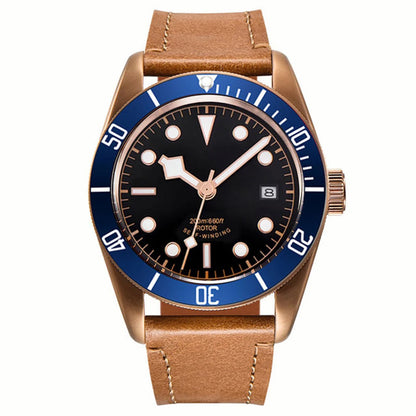 Luxury NH35A Corgeut 41mm Automatic Men's Watch PVD Case Sapphire Military Male 10BAR wim Watches Luminous Mechanical Wristwatches