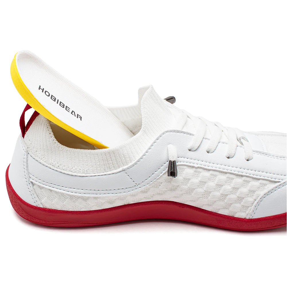 HOBIBEAR Men Barefoot Shoes Women Slip-On Wide Toe Walking Sneakers | Zero Drop Sole | Lightweight Breathable Minimalist Shoes