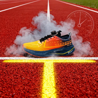 Men’s Running Shoes Carbon Board Specialty Sports Breathable Lightweight Women’s Comfortable Athletic Non-Skid Marathon Sneakers