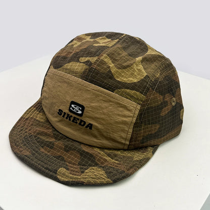 Unisex CAMO hurtigtørrende baseballkasketter med bogstavbroderi, solskærm, farveblokke, åndbare, personlige kasketter med skygge, alsidige ind