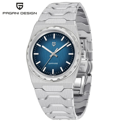 PAGANI DESIGN 2026 New Thin 7mm Fashion Men's Quartz Watch 10Bar Waterproof Stainless Steel Sapphire C3 Upgrade V2 reloj hombre