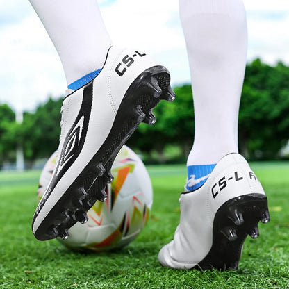New Men’s Football Boots Grass Cleats Soccer Shoes Match Adult Indoor Ultralight Non-Slip Boys Futsal Sport Turf Comfortable
