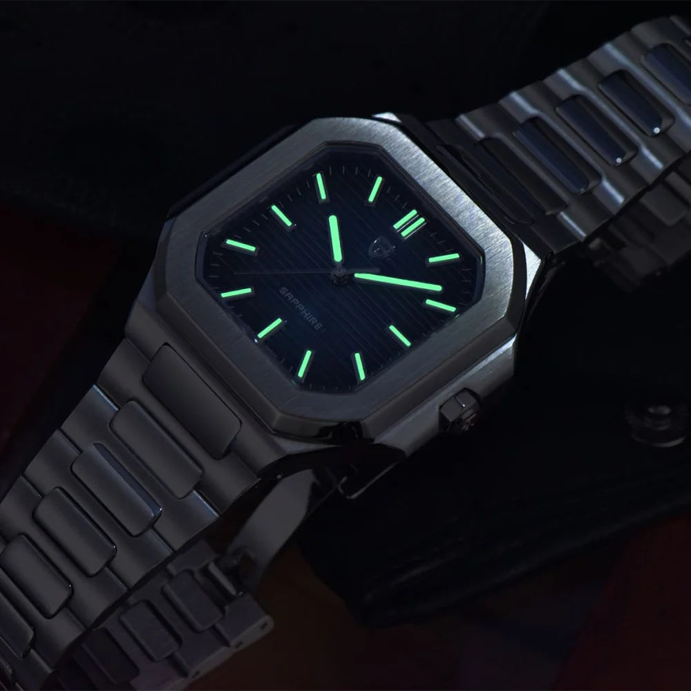 Reloj cuadrado de cuarzo para hombre PAGANI DESIGN New V2, marca de lujo premium, deportivo, resistente al agua, de zafiro y acero inoxidable