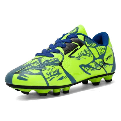 Nouvelles chaussures de football pour hommes et enfants, crampons professionnels pour adultes, chaussures de football ultralégères antidérapantes pour l'herbe, chaussures d'entraînement pour garçons, livraison directe