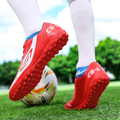 New Men’s Football Boots Grass Cleats Soccer Shoes Match Adult Indoor Ultralight Non-Slip Boys Futsal Sport Turf Comfortable