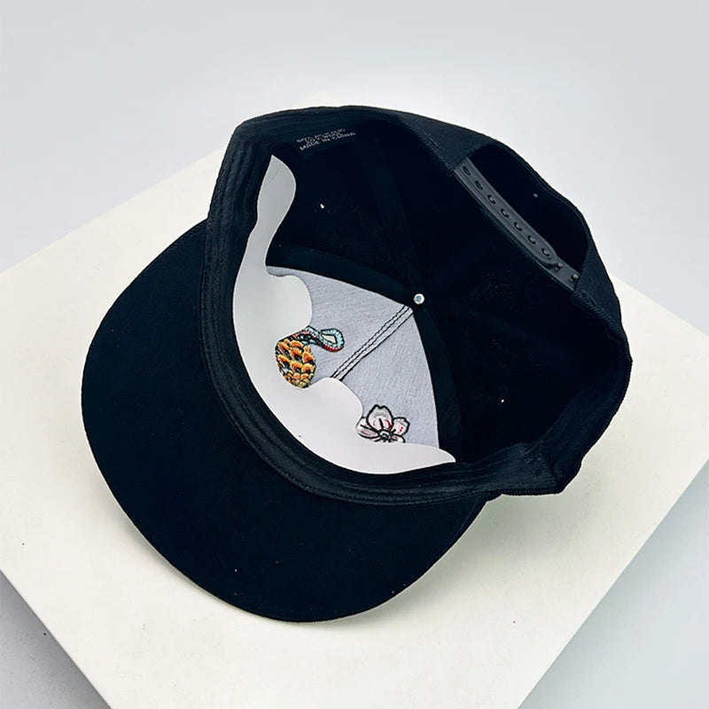 China Chic Pattern Embroidered Baseball Hats Breathable New Unisex Ethnic Style Peaked Caps Versatile Sunshade Hip Hop Fashion