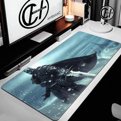 Mouse Pad World of Warcraft Lich King για PC HD Anime Gaming Αξεσουάρ Πληκτρολόγιο Mousepad Φορητού Υπολογιστή XXL Επιφάνεια Γραφείου για Game Cabinet Χαλί