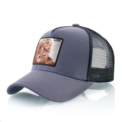 Hip Hop Baseball Cap With Lion Embroidery Patch Snapback Streetwear Trucker Caps Men Women Drake Baseball Hats Four Season Hat