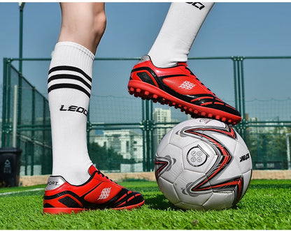 Soccer Shoes Men Turf Football Boots Fashion Firm Ground Studs Anti-Slip Boy Sneakers Original Outdoor Field Training Trainers