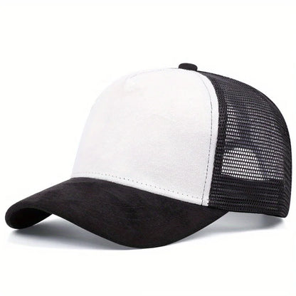 New Summer Mesh Baseball Cap Women Men Letter Patch Snapback Hat Casual Breathable Unisex Street Hip Hop Trucker Caps