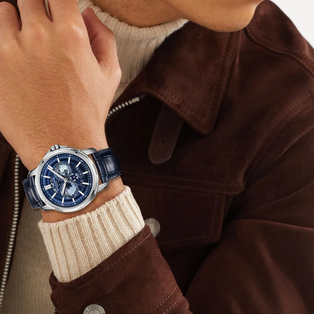 BORIAGE(BOAIJIUA) Fully Automatic Mechanical Men's Watch Original Design Mechanical Watches Waterproof Luminous Wristwatch